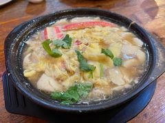 醋椒豆腐-老姑砂锅·烧烤天津菜(体北道店)