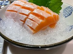 三文鱼腩刺身-羽寿司(东方宝泰店)