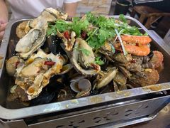 海鲜小咖酒精保温-海帮主·蒸汽海鲜青岛菜(栈桥火车站店)