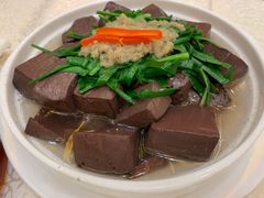 姜茸韭菜浸猪红-顺德人家食府(黄金广场店)