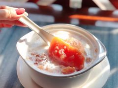 水牛奶炖木瓜桃胶-黄师奶甜品店