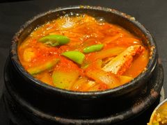 牛五花大酱汤-青春韩国料理(汽博店)