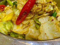 干锅手撕包菜-清真·益鑫羊肉手抓馆(花园北街店)