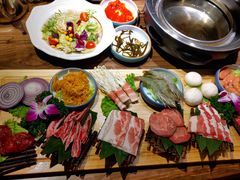 -明洞阿姨·韩式酱蟹烤肉·创意料理(三元桥店)