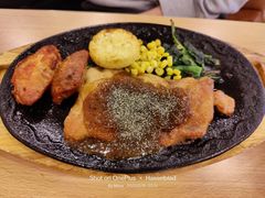 黑椒鸡排配鸡翅-萨莉亚意式餐厅(国展天虹店)