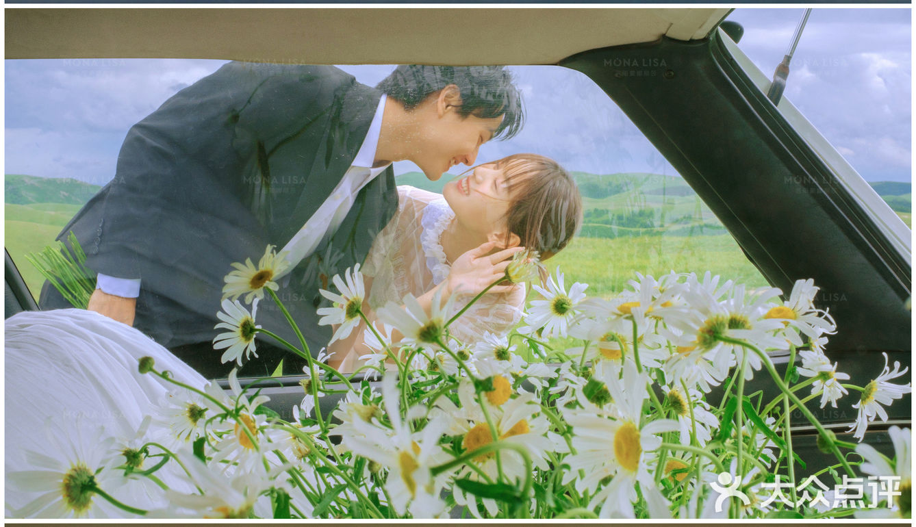 几束小雏菊就能拍出🌻日系电影感婚纱照