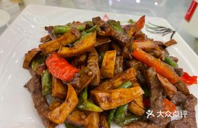 Almond Mushroom Beef Cubes