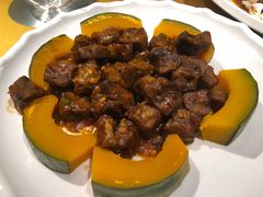 新疆南瓜蒸牛仔粒-百年恒益烧腊海鲜酒家·非遗传承(广州黄埔店)