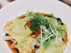 白灼西生菜-青雅中餐厅(大连金石滩绿发希尔顿度假酒店)