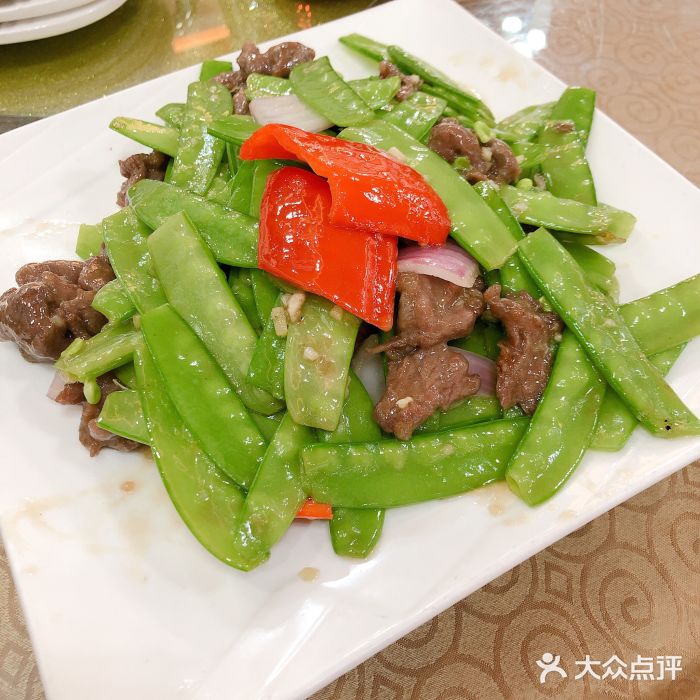 荷兰豆炒牛肉