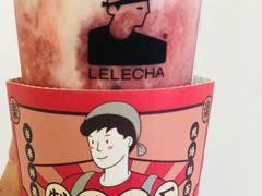 奶酪红草莓-LELECHA乐乐茶(上海五角场万达广场店)