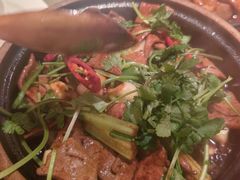 啫啫嫩猪肝-恭喜上堓砂锅焗·海鲜大排档(闵行龙湖店)