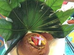 咖喱面包鸡-烛影拾光观景餐厅·创意菜·摄影·小提琴(大唐不夜城店)