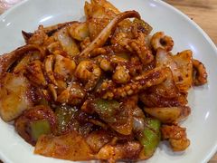 辣炒鱿鱼-贤花饭店(城阳店)