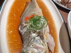 油泼黄花鱼-波螺油子·海肠捞饭·青岛菜(银座店)
