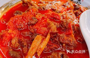 Tomato Beef Brisket Rice Noodles Soup