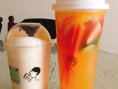 满杯水果绿-喜茶(上海五角场万达店)