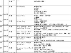 行程单-白沙滩