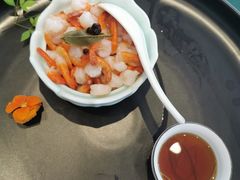 安吉白茶溜手剥虾仁-荷风细雨·中国茶宴(碧云店)