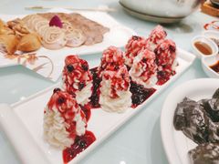 蓝莓山药-添福来墨鱼饺子 · 海鲜东北菜(大连星海·黄浦路店)