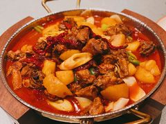 新疆大盘鸡-河州宾馆清真餐厅(文锦南路店)