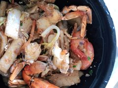 膏蟹炒膏-十面欢腾·海鲜面·台式Bistro(长乐路店)