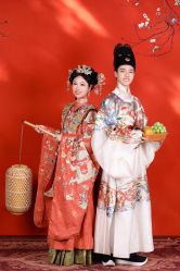 -后宫·古装汉服京剧儿童亲子全家福摄影