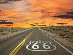 -66号公路起点牌