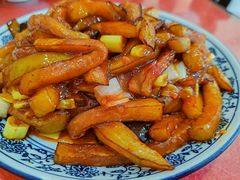 鱼香茄子-北大地皖峰饭馆