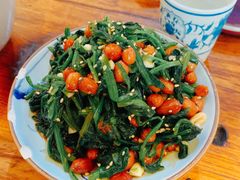 果仁菠菜-锦尚阁烤鱼•天津菜(宣武门胡同店)