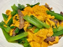 小白菜鸡蛋炒虾爬子-百富源·海鲜辽菜(浑河堡店)