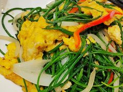 沙葱炒鸡蛋-新疆巴州金丝特餐厅(大钟寺店)