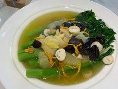 鸡汤竹笋浸芥兰-多多旺港式茶餐厅(新区店)