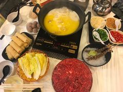 浓厚原只鸡煲花胶汤-鲜入围煮花胶鸡海鲜火锅