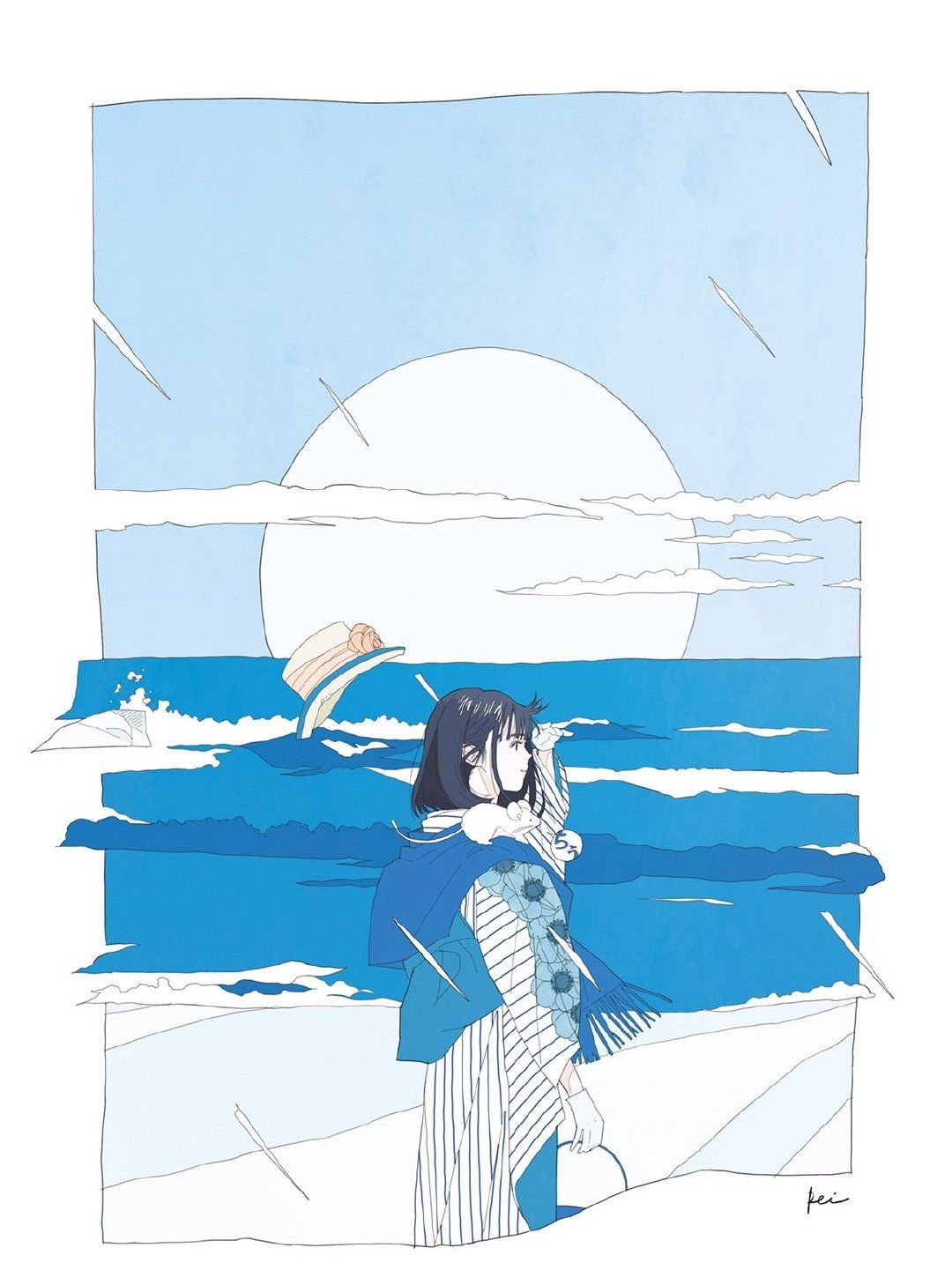 画笔下的少女,日式小清新,甜不甜?