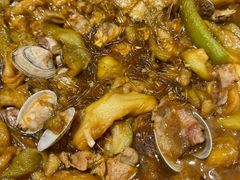 茄子炖蚬子-日丰园海肠水饺·老字号大连海鲜(和平广场店)