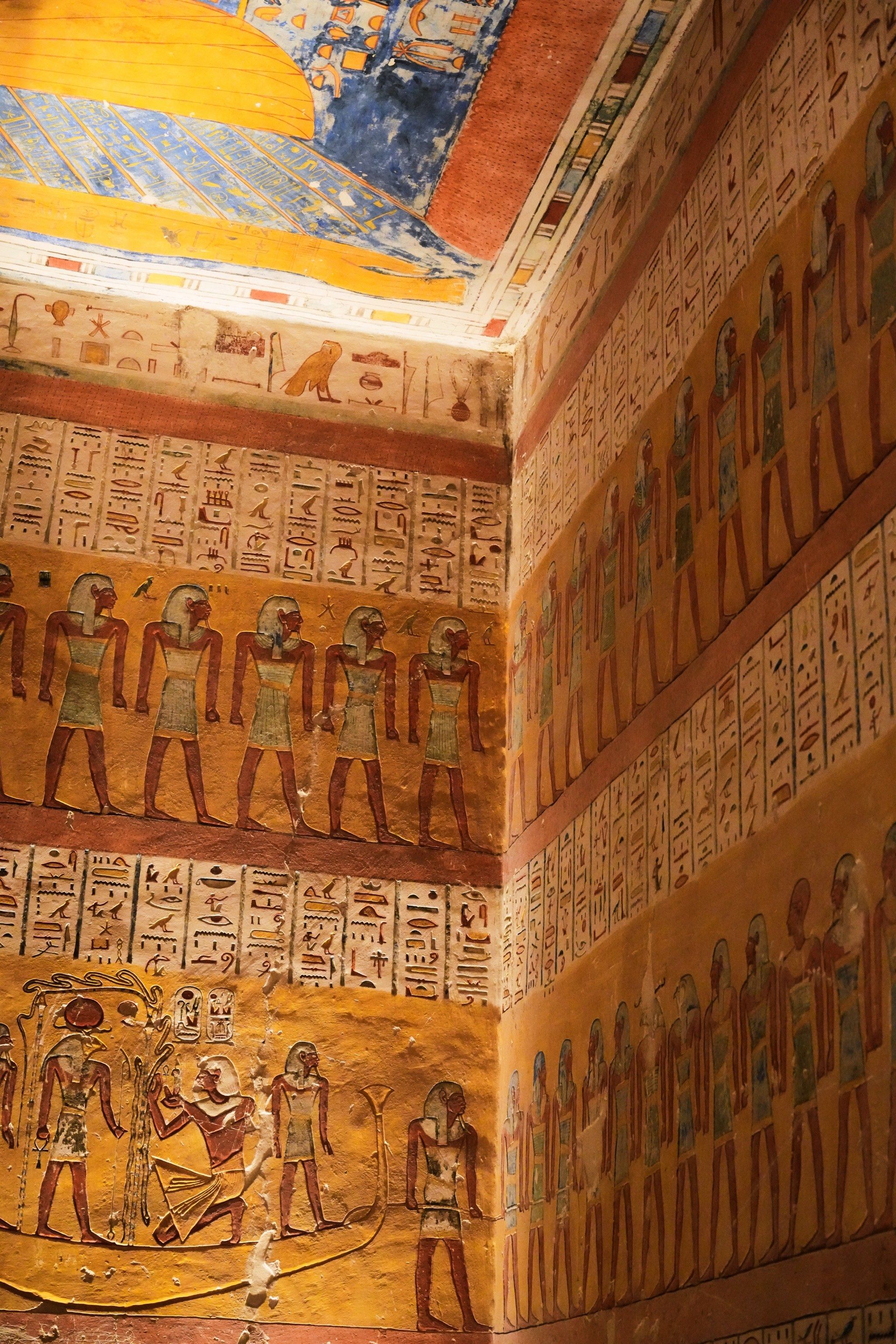 图特摩斯一世时期
终于拉美西斯十世或十一世时期
·
帝王谷最