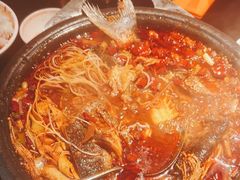 -探鱼·鲜青椒爽麻烤鱼(广州花都来又来店)