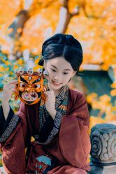 -后宫·古装汉服京剧儿童亲子全家福摄影