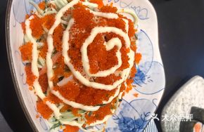 Crab Roe Cucumber Salad