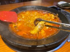 八爪鱼微辣-红辣椒八爪鱼特色韩国料理