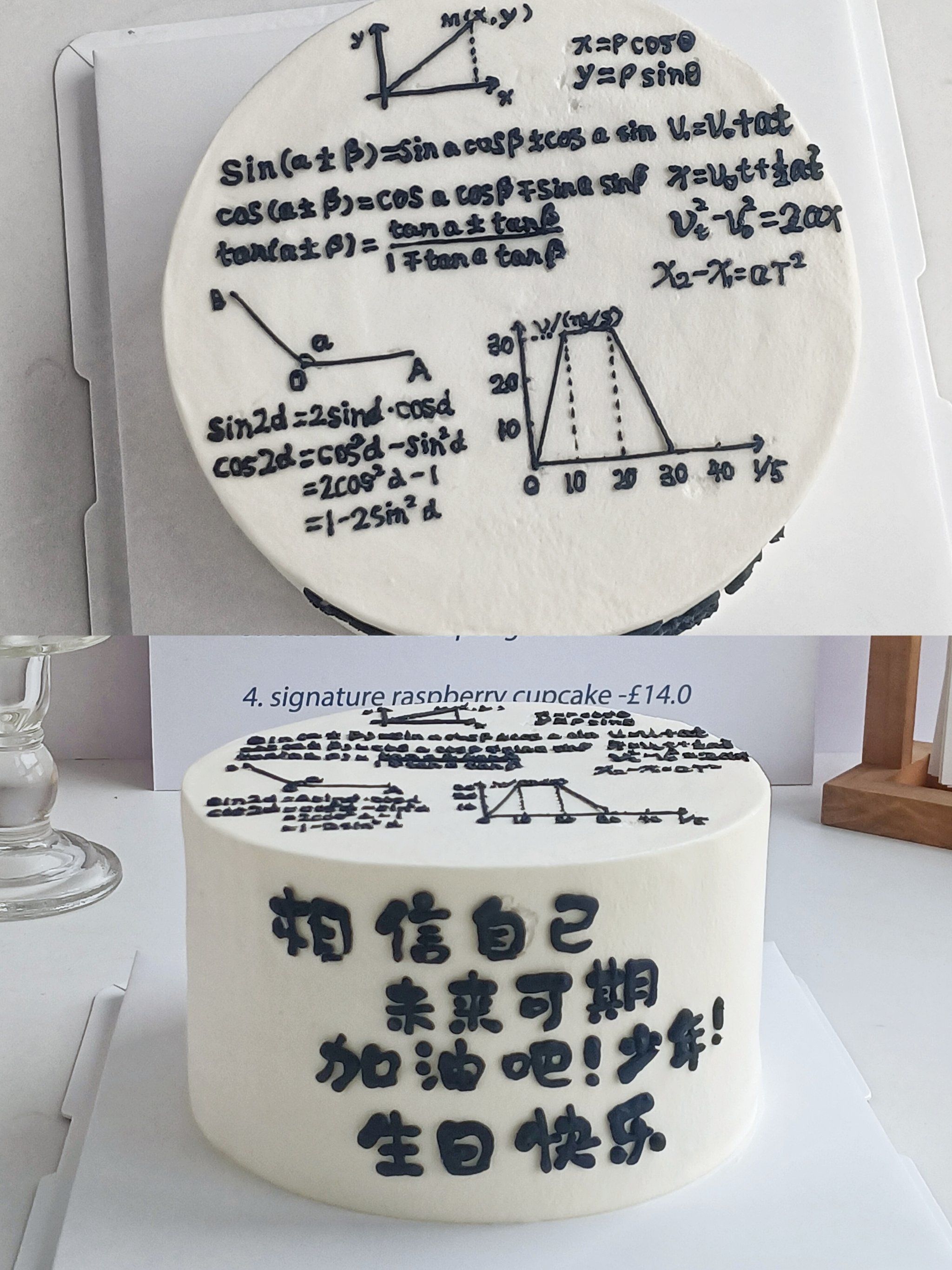 数学方程式蛋糕