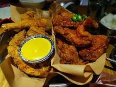 炸鸡翅一半一半-富乐满韩国正宗炸鸡韩国料理(虹泉路店)