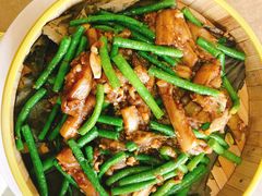 笼仔肉碎茄瓜豆角-将军陂美食山庄·瓦缸炭烧鸡