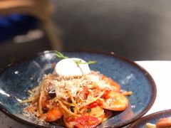 芝士蘑菇鲜虾意大利面-BE BRIGHT KITCHEN(正佳广场店)