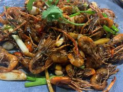 爆炒河虾-阿尔法海鲜排档(爱琴海店)