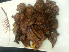 腊八蒜熘肝尖-院落创意菜