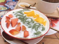 士多啤梨芒果绿茶拉面-甜心妈妈·榴莲星级糖水(北京路总店)