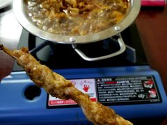 -老红桥炸灌肠牛肚锅烧烤(定福庄店)
