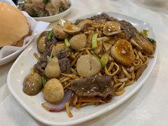 鲜菇牛肉炒伊面-旺角宝港式茶餐厅(寮步店)